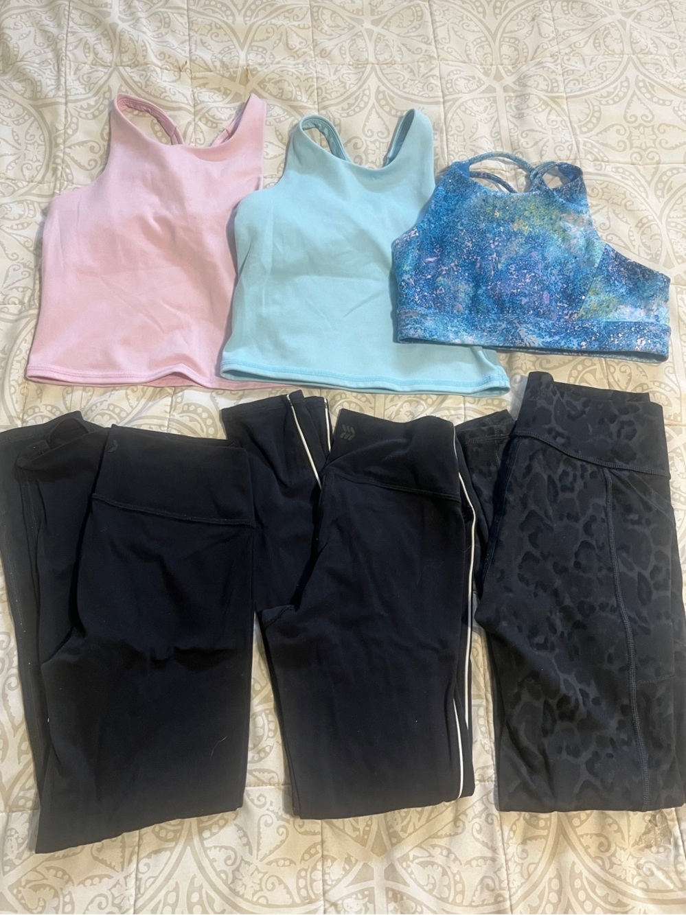 All In Motion Girls Activewear Bundle Size 8 | 6 pc | GUC tank leggings bra top